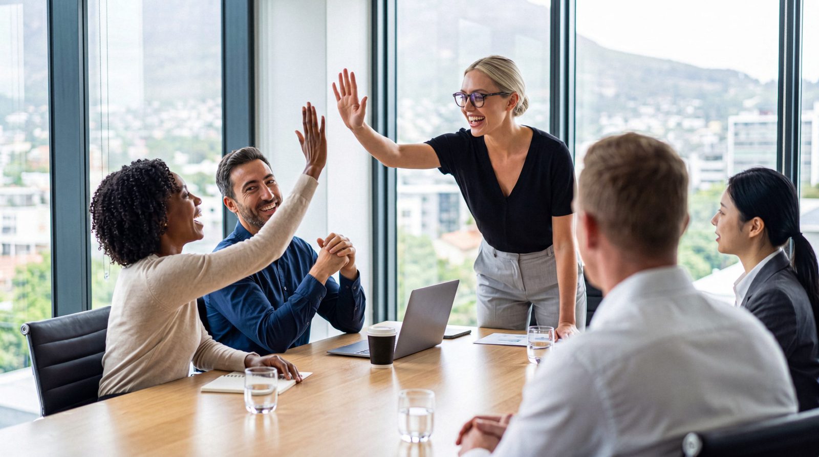 About Luxor Staffing — team meeting