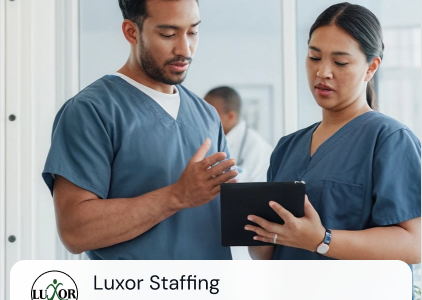 Luxor Staffing LinkedIn post