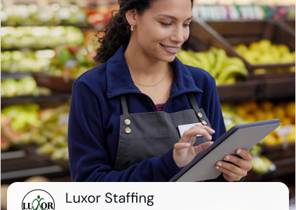 Luxor Staffing LinkedIn post