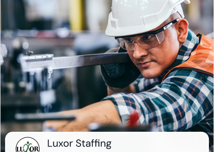 Luxor Staffing LinkedIn post
